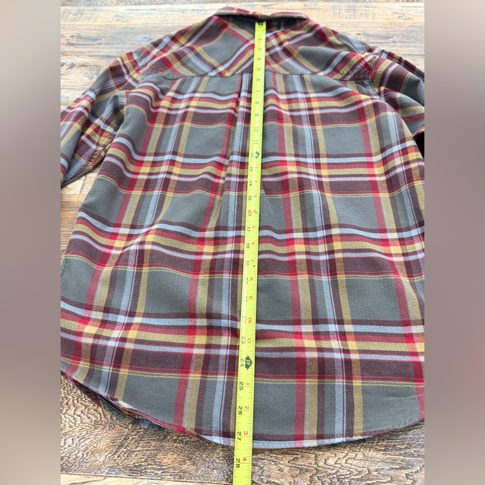 Columbia Omni Wick Plaid Long Sleeve, Button Up Shirt, Men's Size Small - Picture 9 of 10